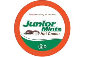 Junior Mints Hot Chocolate Pods, Mint Chocolate Flavor, Compatible with Keurig K-Cup Brewers, 40 Count - Chocolatey Peppermin