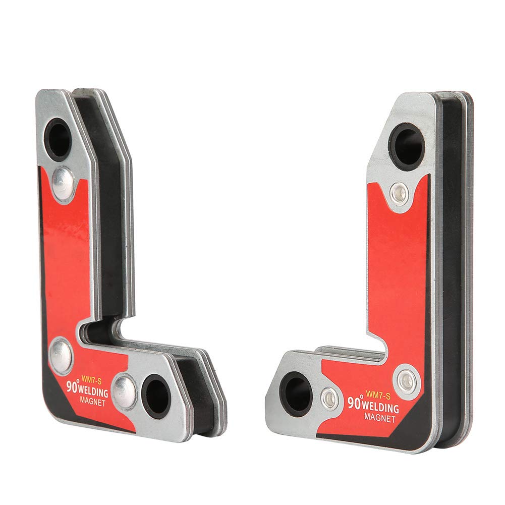Magnetic Angle Holder Welding Magnets Welder Magnet Magnetic Welding Clamp, 30 °/60 °/90 ° Adjustable Angle Welding Welding Bracket Welder Magnet Mounting Bracket Inside/Outside Magnetic Holder