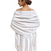 Ciormis Pashmina Scarf for Women, Soft Pashminas Shawls and Wraps for Evening Dresses, Wedding Bride Bridesmaid Shawls Scarf