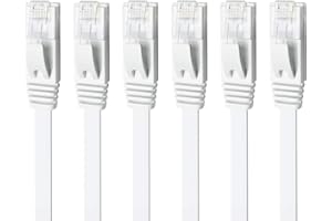 Ethernet Cable Cat6 Snagless, Yauhody Patch 5 Feet - Snagless RJ45 Computer LAN Network Cord, Compatible with 24 48 Port Swit