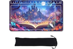 LORCANA 24x14 Inches Gaming Mat, Non-Slip Rubber, 2 Player, Ages 16+