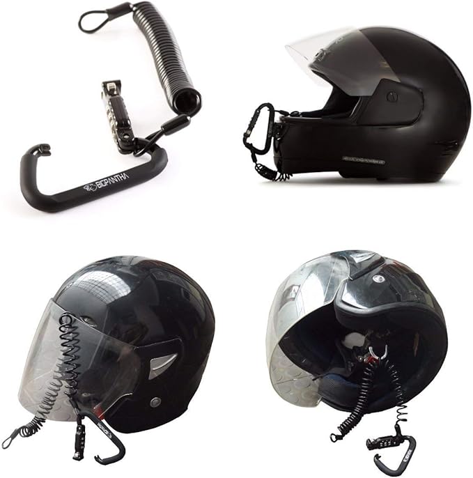 Open face helmet lock for bike Clearance