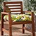 Greendale Home Fashions Indoor/Outdoor Chair Cushion, 20-Inch, Palm Multi