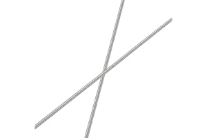 HiPicco M2 x 250mm Fully Threaded Rod & Studs, 304 Stainless Steel Right Hand Threads Rods, M2-0.4 Thread Pitch for Anchor Bo