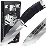 Grand Way Hunting Knife - Survival Knives for Men - Best Tactical Camping Hunting Hiking Knife - Bushcraft Field Gear Accesso