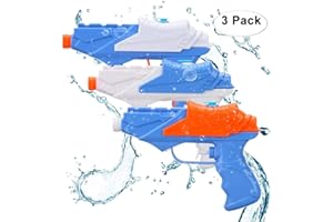 Sotodik 3PCS Water Guns Soaker Gun Large Capacity Summer Beach Toys Water Pistol for Kids Best Swimming Beach Games Halloween Party Favor