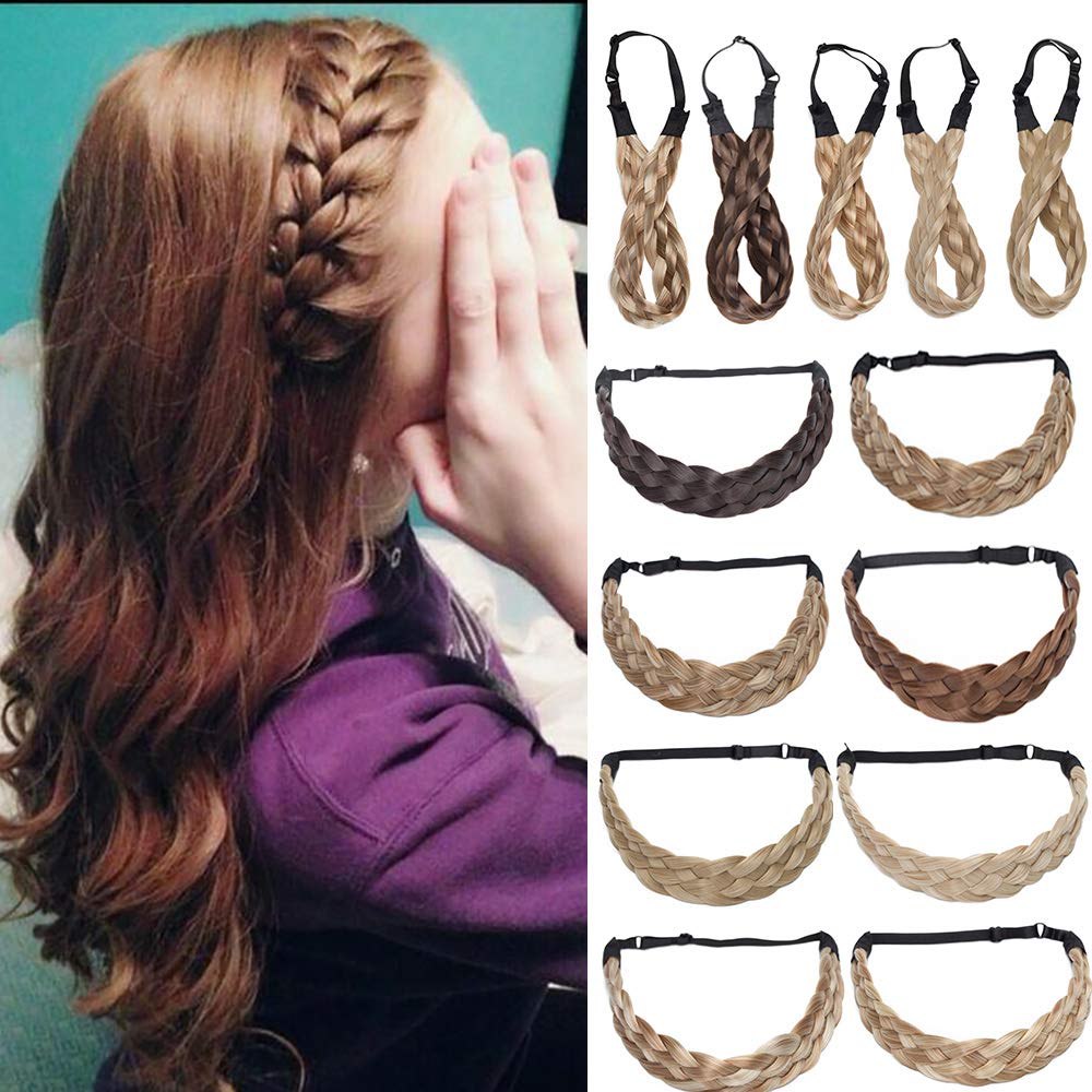 Human hair braid headband Clearance