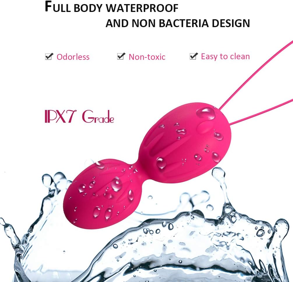 Kegel Balls Exercise Weights for Tightening, 3 in 1 Ben Wa Balls for Women with Remote and 10 Vibration Modes, for Beginners & Advanced Bladder Control & Pelvic Floor Exercise, USB Charging: Health & Personal Care