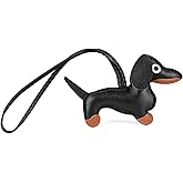 Abeillo Dachshund Keychain, Dog Shaped Keychains Dachshund Bag Charms Cute Bag Pendant Puppy Ornament Keyring for Dog Lovers