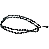 Saligram Mala Prayer Beads – Sacred 108 Beads Tulsi Rosary for Puja, Meditation, Japa & Spiritual Healing | Shaligram Mala for Vishnu & Shiv Bhakti | Hindu Religious Japamala for Daily Worship