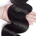 Beauty Princess Hair Brazilian Body Wave 1 Bundle 8A Unprocessed Virgin Human Hair Weaves 95-100g/bundle Natural Black Color (26inch, Black)