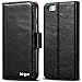 iPhone 6 / 6S Plus Leather Case, Wallet Leather birgus Case [ Genuine Leather of Cowhide ] (ONE Year Guarantee) for Apple Phone 6/6S Plus 5.5
