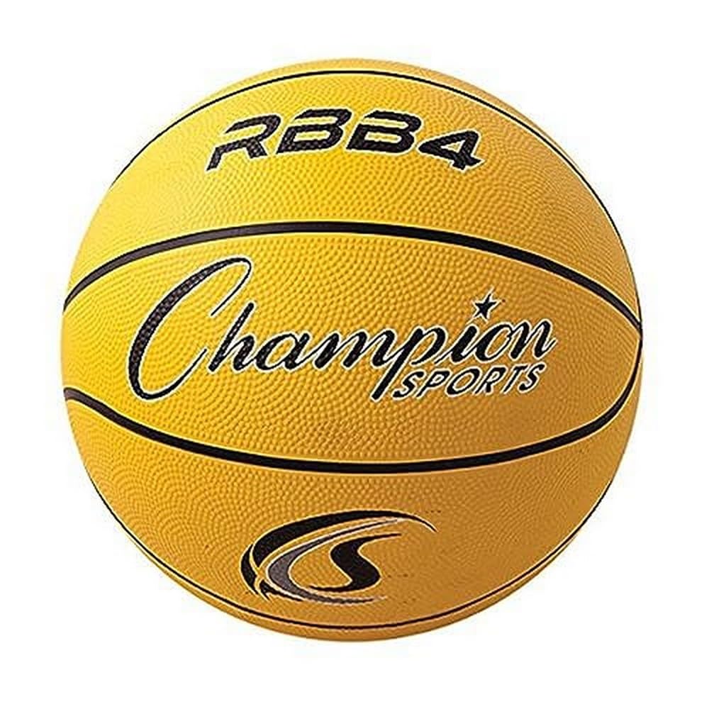 Photo 1 of * the ball has some writing on it *
Champion Sports Rubber Intermediate Basketball, Heavy Duty Pro-Style Basketballs, Premium Basketball Equipment, Indoor Outdoor - Sports Education Supplies (Size 6, Yellow)