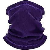Supeniu Winter Neck Warmer, Polar Fleece Neck Gaiter Warm Face Cover, Cold Weather Ski Face Mask Windproof for Men and Women
