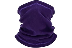 Supeniu Winter Neck Warmer, Polar Fleece Neck Gaiter Warm Face Cover, Cold Weather Ski Face Mask Windproof for Men and Women