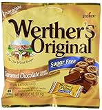 Werther's Original Caramel Chocolate Sugar Free Hard Candies 2.35 oz