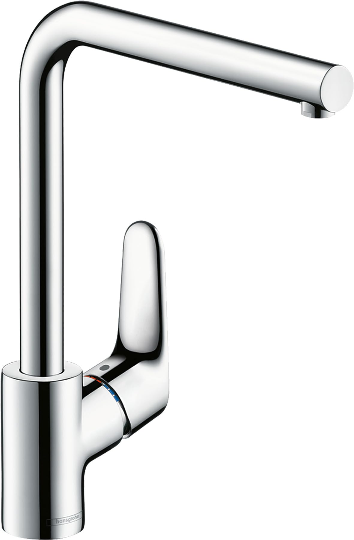 hansgrohe Focus M41 - kitchen tap, 1 spray, kitchen sink tap with spout height 280 mm, kitchen mixer tap with swivel spout, chrome