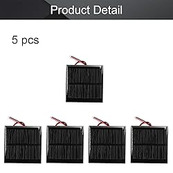 Fielect 5.5V 0.6W Polycrystalline Mini Solar Panel