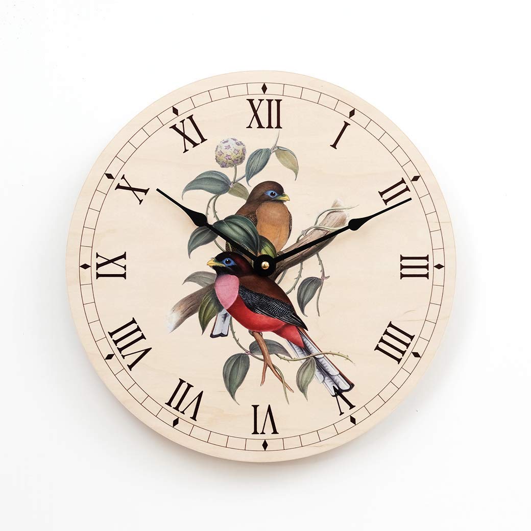 Beautiful Bird Wall Clocks Make Every Day Feel Like Spring
