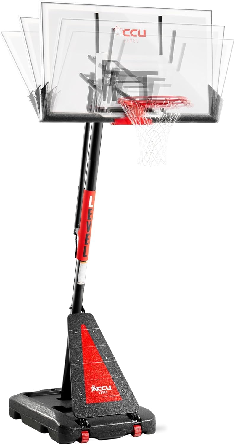 Photo 1 of ***Selling for parts only***Basketball Hoop Outdoor with 44 Inch Angle Adjustable Backboard, 7.5-10ft Adjustable Portable Basketball Goals System for Teens Youth and Adults in Backyard/Driveway/Indoor