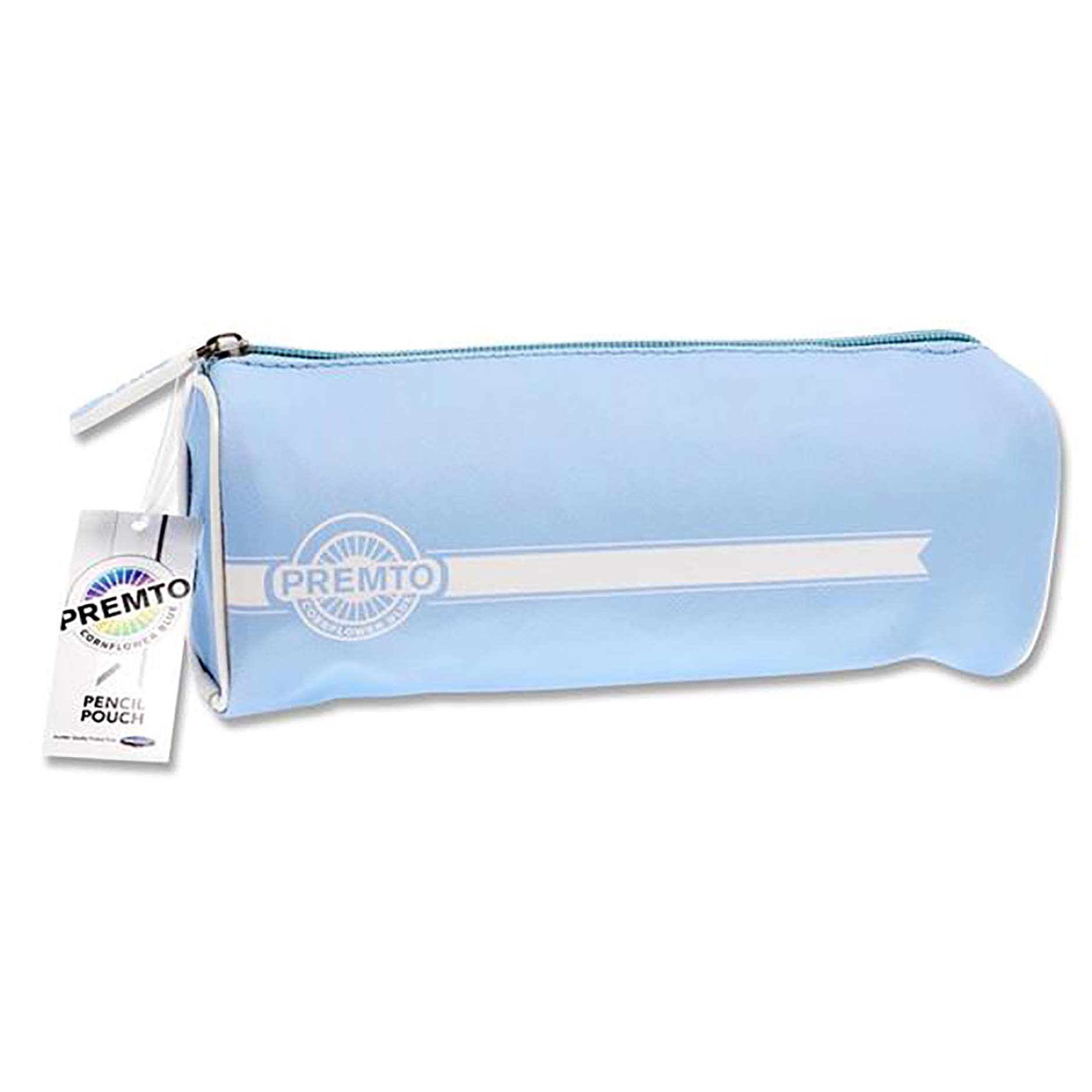 Premier Stationery Premto Pastel Rectangular Pencil Pouch - Cornflower Blue