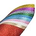 Christmas Glitter Fabric Acrylic Felt Sheets for Appliques DIY Hair Bows Earrings Bag Crafts 10 Colors