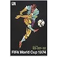 AAHARYA Vintage Poster, Horst Schaefer 1974 FIFA World Cup Football Poster Canvas Painting Wall Art Poster for Bedroom Living Room Decor 12x18inch(30x45cm) Unframe-style