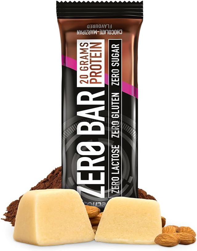 BioTechUSA Zero Bar Protein Snack - Low Sugar & Lactose-Free, 50 g (20er Pack)