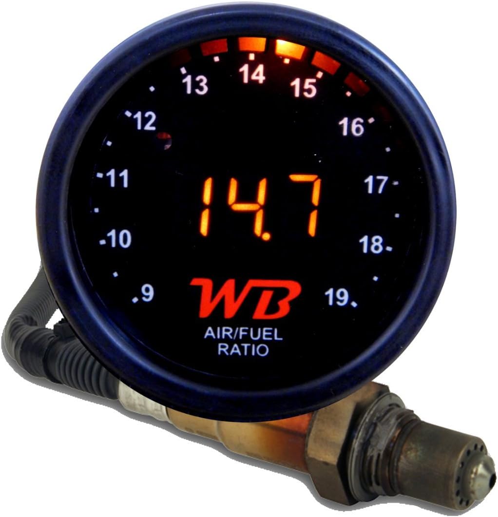APSX D2_BOG D2 Digital Wideband O2 Air Fuel Ratio Controller All-in-One 2 1/16" (52mm) Gauge (ORANGE)