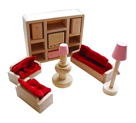 Cute Kids Wooden Play House Toys Assembling Furniture Toys Children Toys