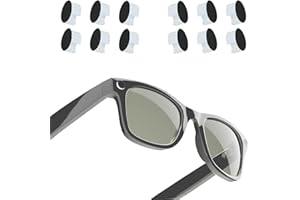 CERCGVEL 12pcs LED Light Blocking Stickers Compatible with Ray-Ban Meta Wayfarer/Skyler/Headliner Smart Glasses, LED Light Covers Glasses Accessories