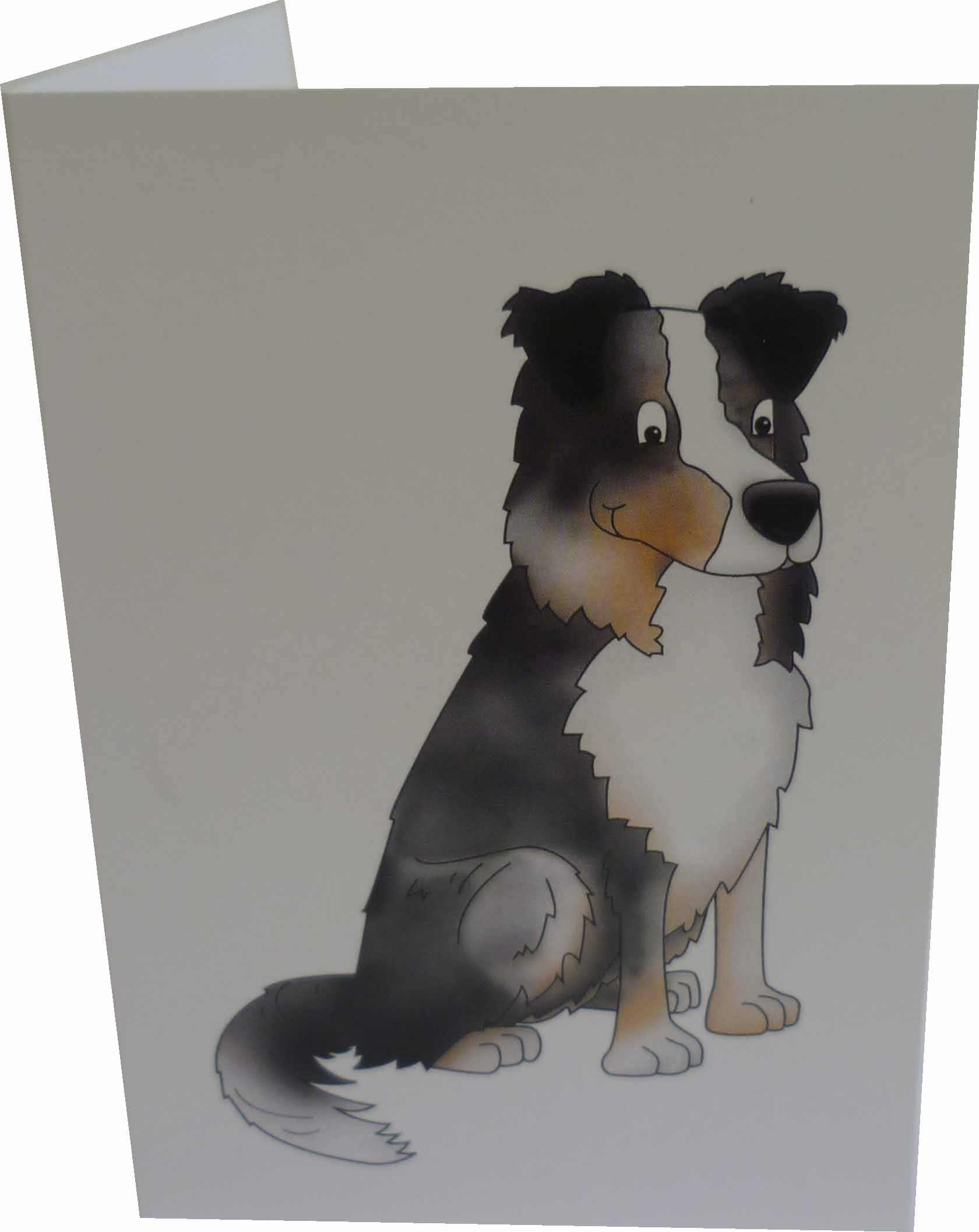 Border Collie (tri) Notecards (pack of 10)