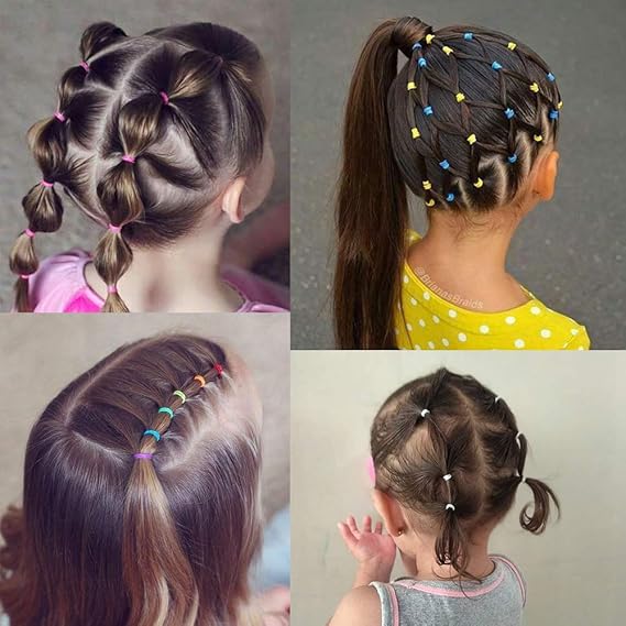 Vetements Accessoires 12x Fille Bebe Spirale Elastique Cheveux En Caoutchouc Liens Corde Ponytail Holder Bobbles Bande Femme Vetements Accessoires