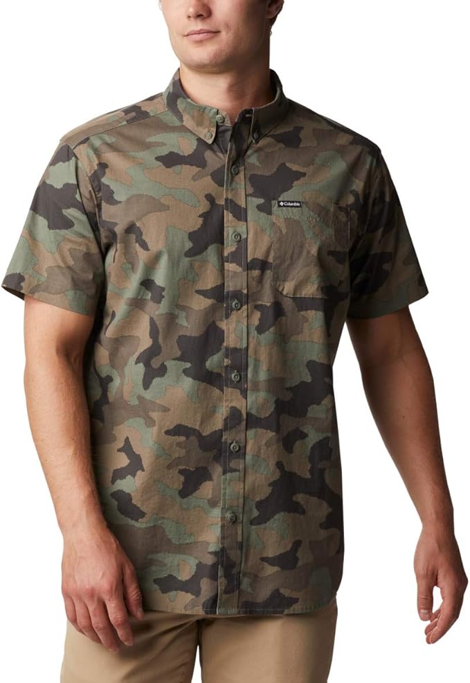 Columbia Men's Big & Tall Rapid Rivers Printed Short Sleeve Shirt