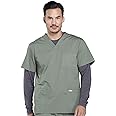 Cherokee Scrubs for Men Workwear Professionals V-Neck 4 Pocket Scrub Top WW695