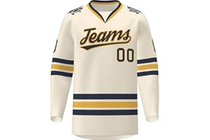 Custom Hockey Jersey Hockey Practice Jerseys Stitched/Printed Name Number,Personanlized Sports Uniform for Men/Youth/Women