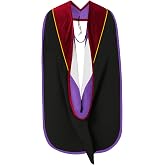 GraduationMall Graduation Doctoral Hood for Theology and Divinity PhD Degree Deluxe Doctorate Academic Hood With Gold Piping