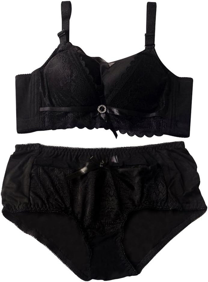 Lottory Women's Adjustable Underwear Bra Underpants Briefs Set