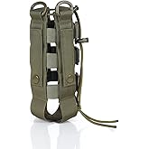 ZXXSFM Molle Water Bottle Holder for Backpack,Drawstring Adjustable Straps Molle Pouches for 20 32 36 48 Oz Water Bottle