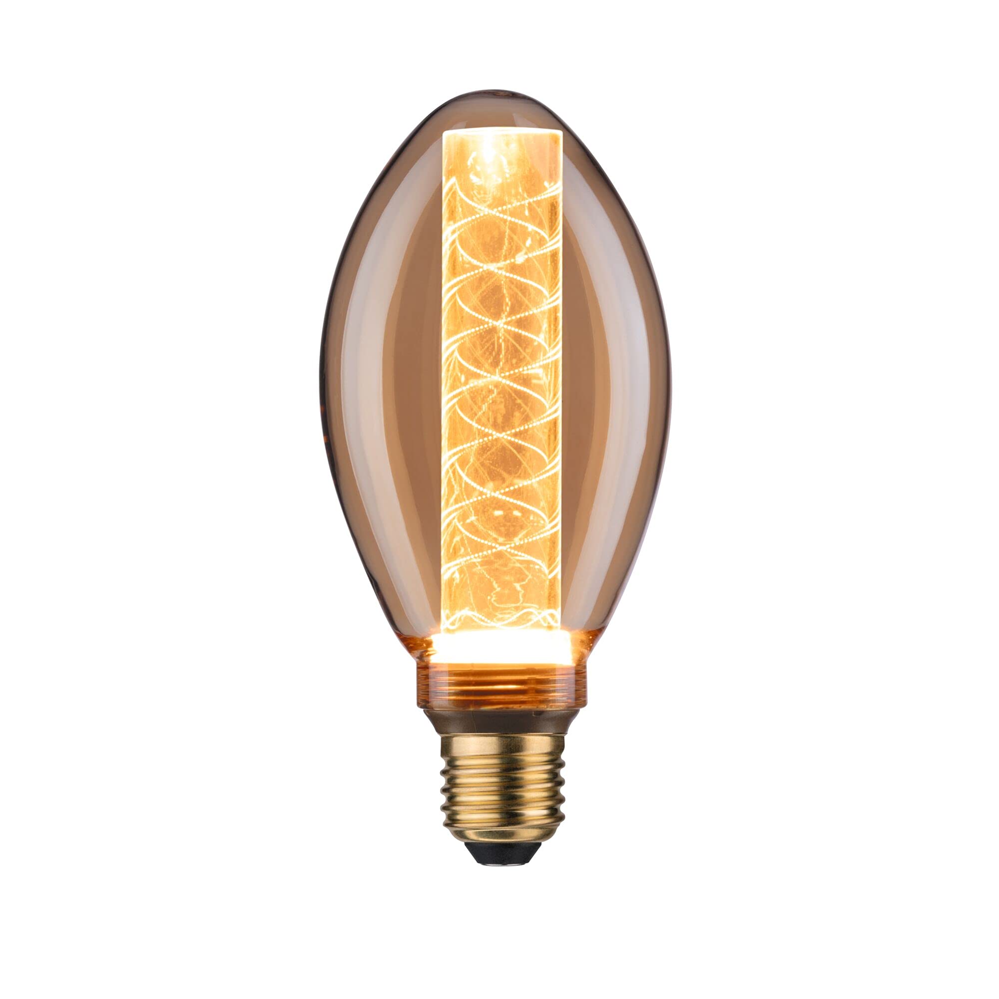 Paulmann 28600 LED lamp B75 Inner Glow 4W Retro lamp Gold with Glass Inner Bulb 1800K Gold Light E27