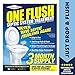 ONE FLUSH - Septic Tank Treatment Packets, 3-Month Supply of Easy-Flush Bacteria & Enzyme Packets - Proactive Prevention for Sewage Backups, Made in the USA