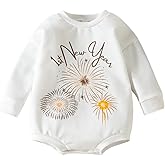 Saliuentm Baby Girl Boy Crewneck Sweatshirt Long Sleeve Romper Oversized Sweater Bodyusuit Pullover Tops Clothes