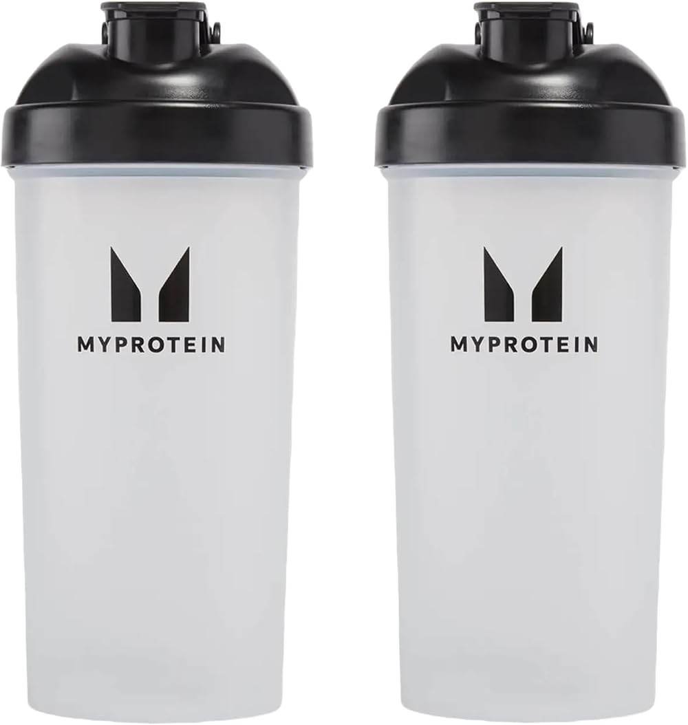 Myprotein Shaker Bottles Pack of 2 600ml BPA-Free Leak-Proof Shakers