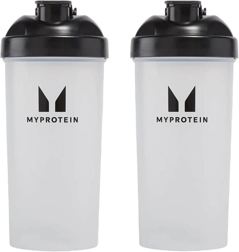 Myprotein Shaker Bottles Pack of 2 600ml BPA-Free Leak-Proof Shakers