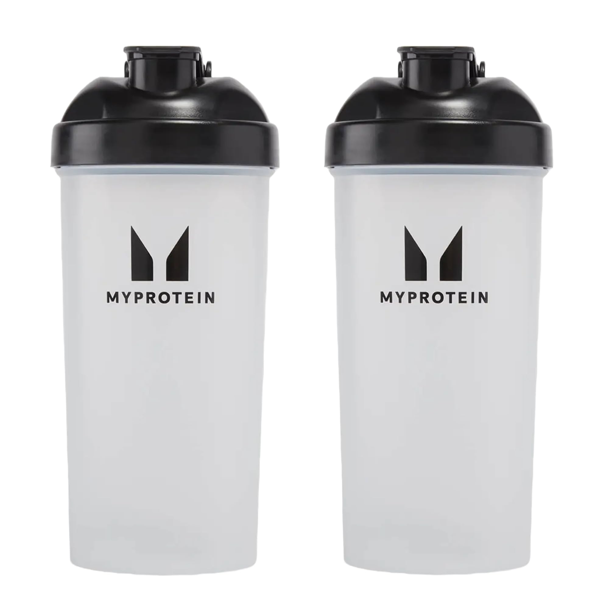 Myprotein Shaker Bottles Pack of 2-600ml, BPA-Free Protein Shakers, Ideal for Mixing Protein Shakes, Smoothies, and Supplements, Leak-Proof Design