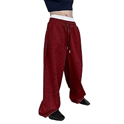 Baggy Sweatpants Men Wide Leg Sweats Pants Loose
