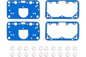 Rebuild Metering Block/Fuel Bowl Gasket Kit Replacement for Holley 108-200 Metering Block/Fuel Bowl Gasket Pack