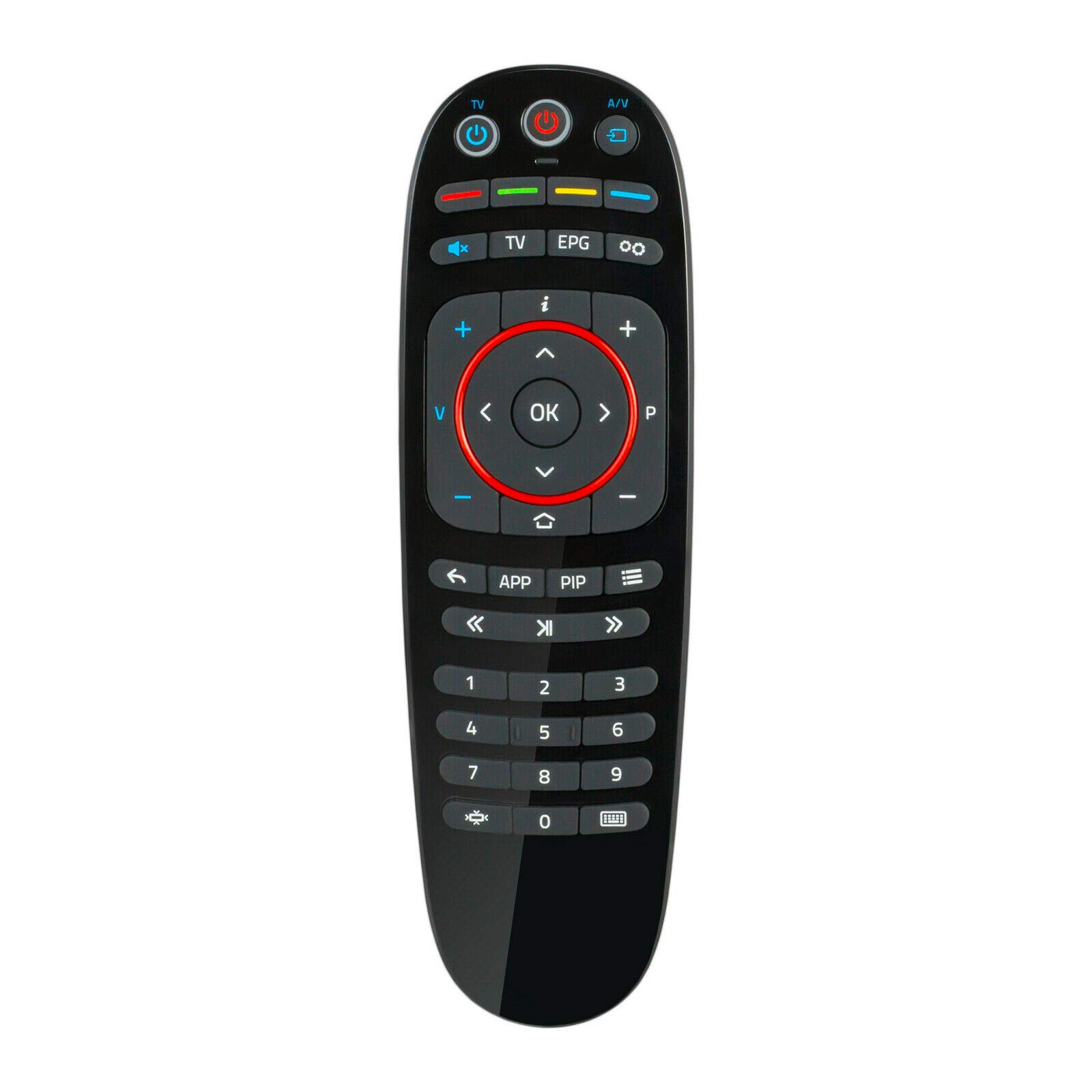 MAXDIGI Original Mag Remote Control Programmable Replacement for MAG 254 254W1 254W2 256 322 324 349 351 352 410 420 424 425 520 524 540 544 W1 W2 W3 IPTV SET TOP BOX Aura HD/International/SE Aura HD2