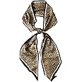 Silk Head Scarf for Hair Fashion Headwrap for Women Lightweight Neck Tie