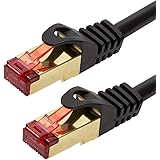 BIGtec Premium CAT.5e extension Ethernet LAN patch cable Gigabit network cable, gold-plated (RJ45, Cat 5e, FTP, 1000 Mbit/s) 30m